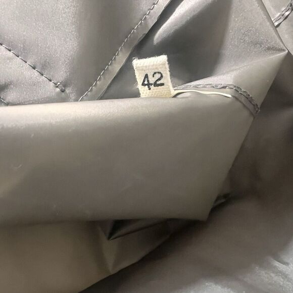 Maison Margiela Vynl Trench Coat Womens 42 Rain Jacket Double Breasted Oversized - Picture 5 of 10